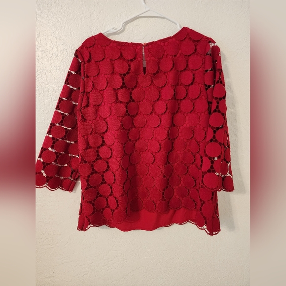 Talbots red Blouse - Picture 1 of 2